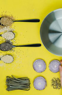 Cooking pot and ingredients