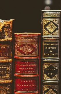 Collection of old historic books