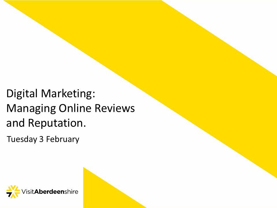 Digital Marketing: Managing Online Reviews and Reputation