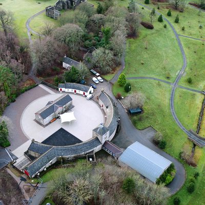 Courtyard Drone Image3