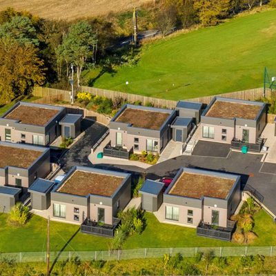Dalriada Luxury Lodges Ariel View