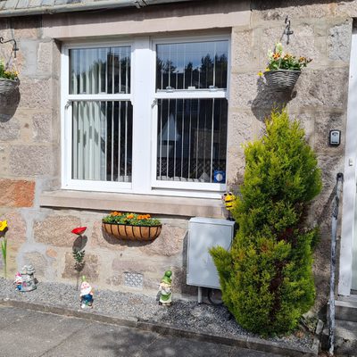 Front of cottage