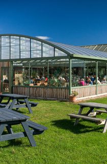 Outside conservatory