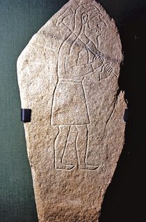 Rhynie Man map photo