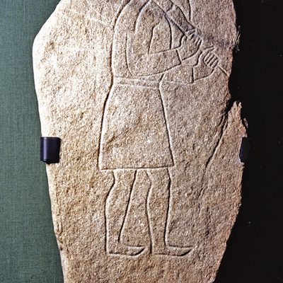 Rhynie Man map photo