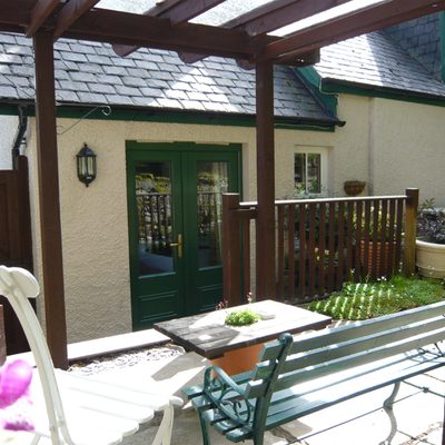 The Bothy door and paving copy