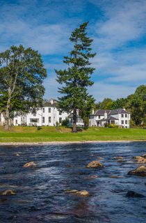 Banchory lodge hotel over the river view 2