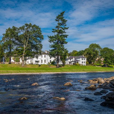 Banchory lodge hotel over the river view 2