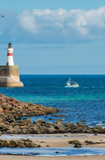 Fraserburgh Beach and Harbour Mouth