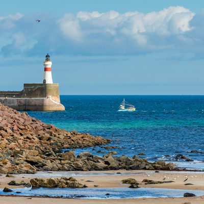 Fraserburgh Beach and Harbour Mouth