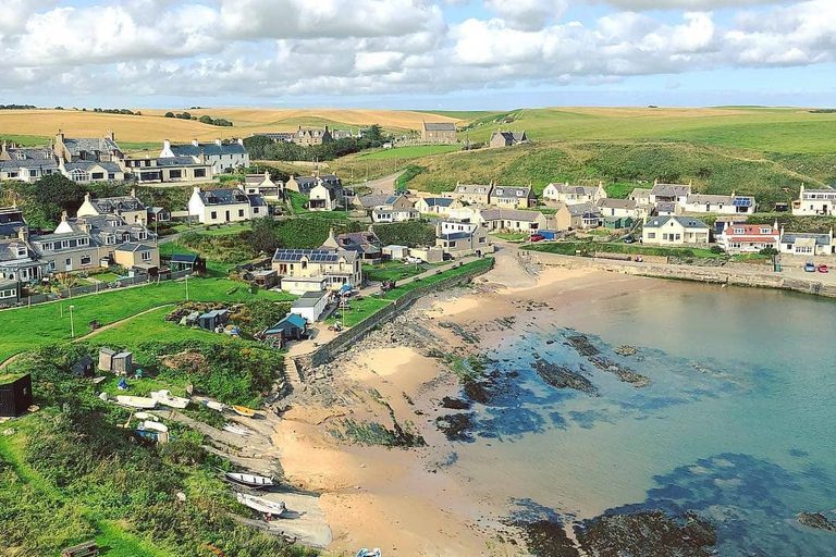 Collieston is a former fishing village on the Aberdeenshire Coast what is not to love Than
