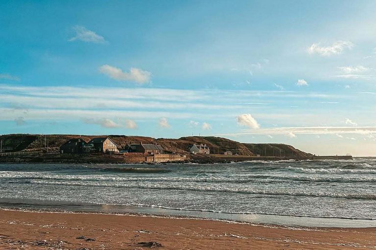 The most lovely but windy walk along Cruden Bay beach yesterday with friends This is great b