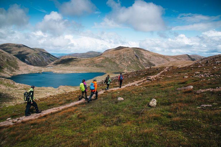 Walking loch macdui